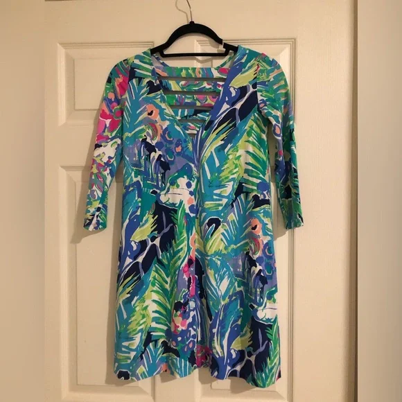 Lilly Pulitzer Ophelia dress in Purrfect print size XXS - Picture 4 of 6
